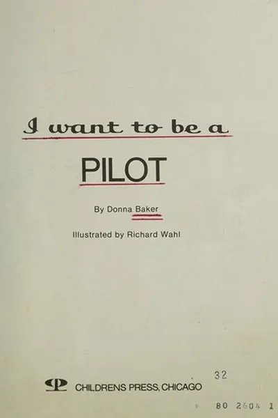 Capa de I want to be a pilot