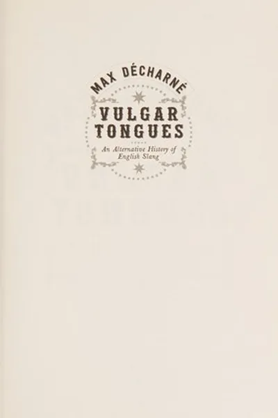 Capa de Vulgar tongues