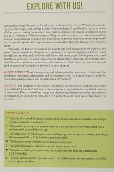 Cover of Explorer's guide Wisconsin