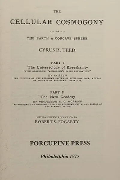 Capa de The Cellular Cosmogony