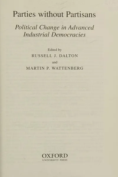 Capa de Parties without partisans