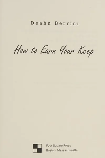 Capa de How to earn your keep