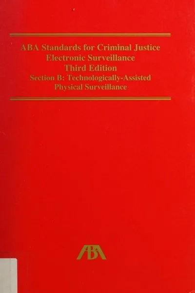Capa de ABA standards for criminal justice