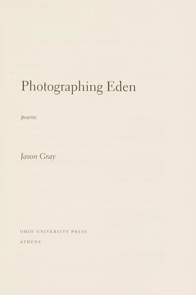 Capa de Photographing Eden