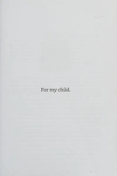 Capa de For my child