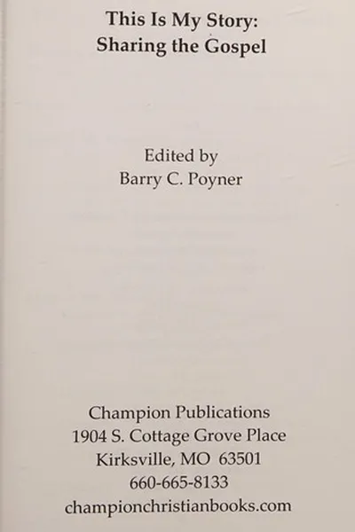 Capa de This is my story