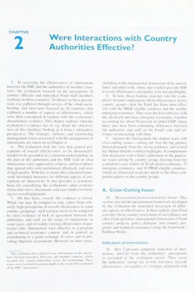 Capa de IMF interactions with member countries