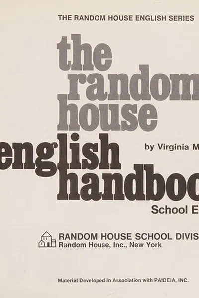 Capa de The Random House English handbook