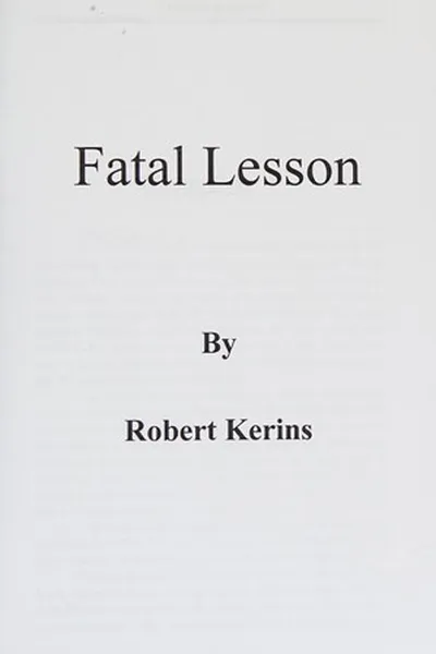 Capa de Fatal Lesson