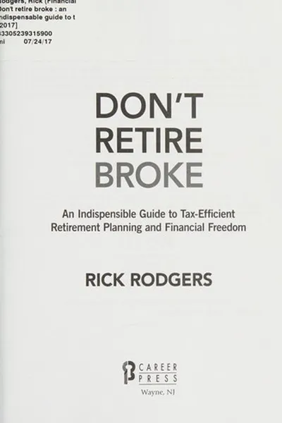 Capa de Don't retire broke