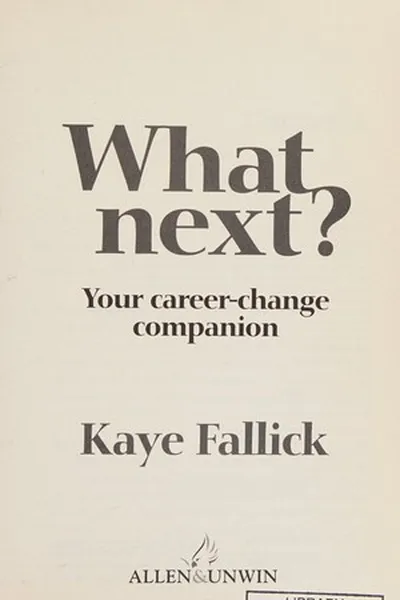 Capa de What Next?