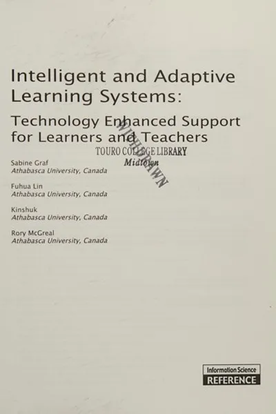 Capa de Intelligent and adaptive learning systems