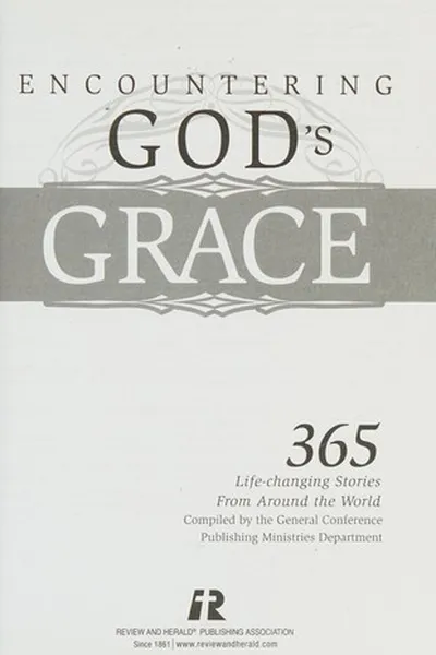 Capa de Encountering God's grace