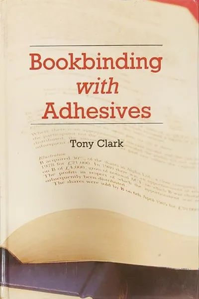 Capa de Bookbinding with adhesives