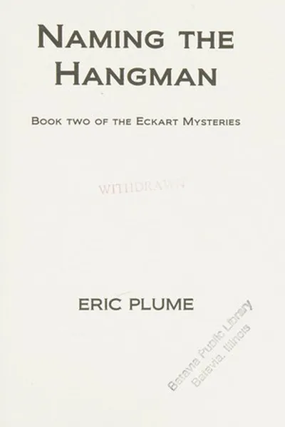 Capa de Naming the hangman