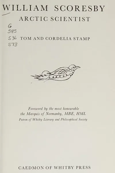 Capa de William Scoresby, Arctic scientist
