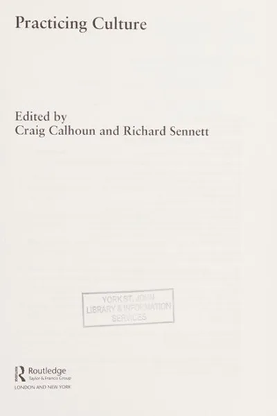 Capa de Practicing culture