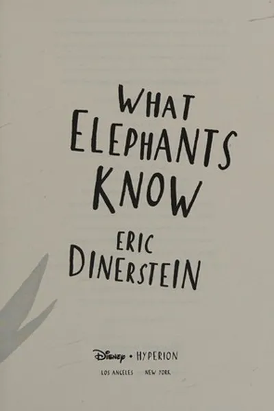 Capa de What elephants know