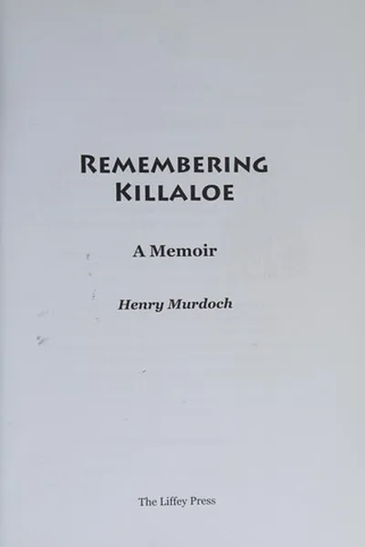 Capa de Remembering Killaloe