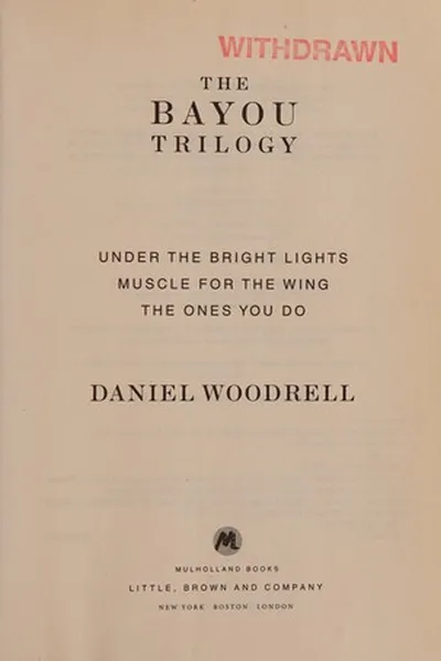 Capa de The Bayou trilogy