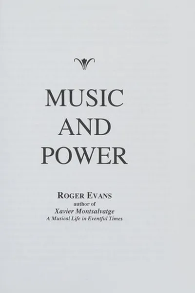 Capa de Music and power