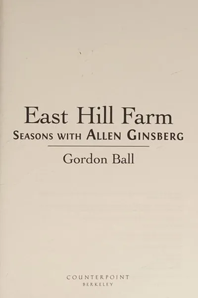 Capa de East Hill Farm
