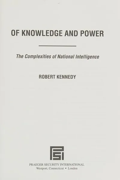 Capa de Of knowledge and power