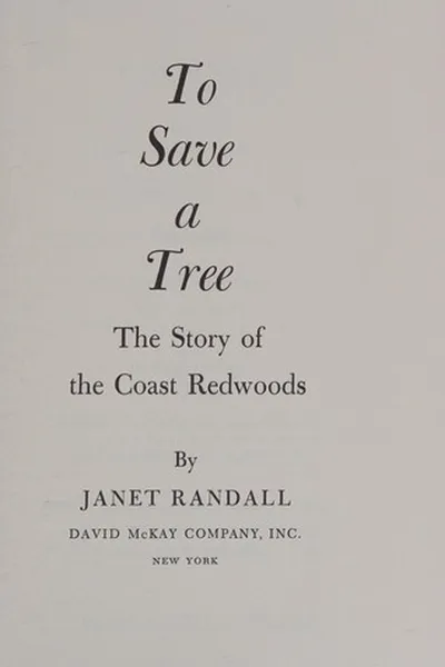 Capa de To save a tree