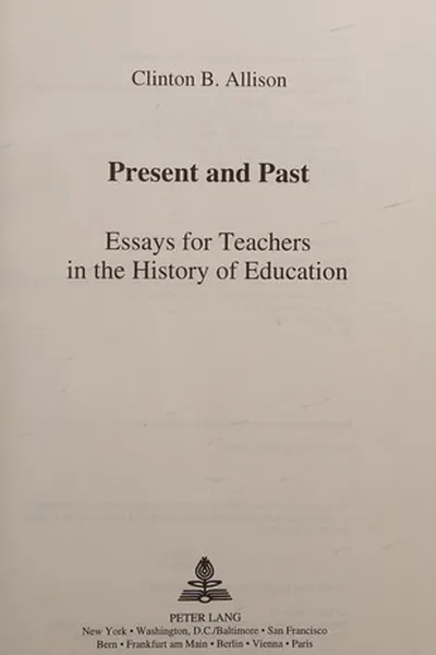 Capa de Present and past