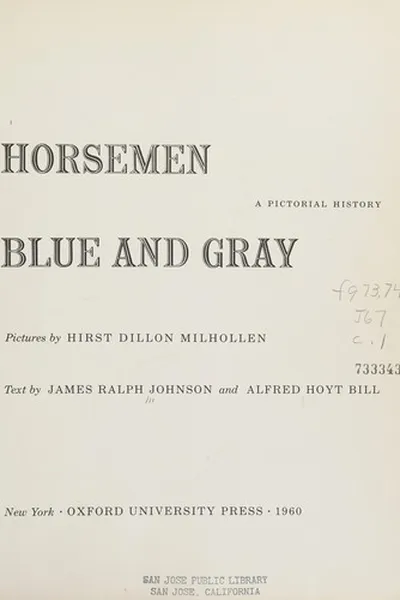 Capa de Horsemen, blue and gray