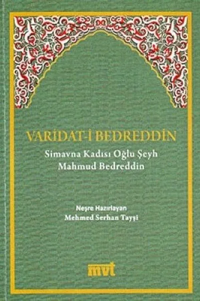 Capa de Vâridât-ı Bedreddin