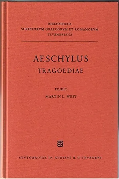 Capa de Aeschyli Tragoediae