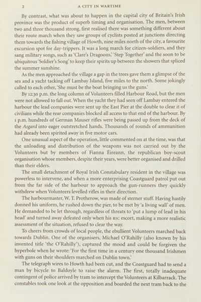 Capa de A city in wartime