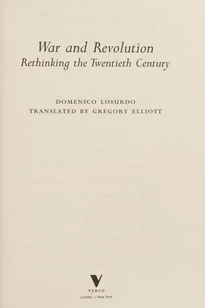 Capa de War and revolution
