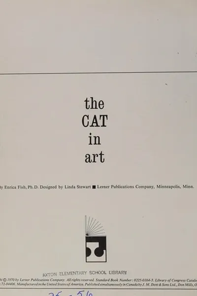 Capa de The cat in art