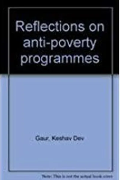 Capa de Reflections on anti-poverty programmes