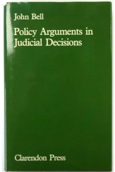 Capa de Policy arguments in judicial decisions