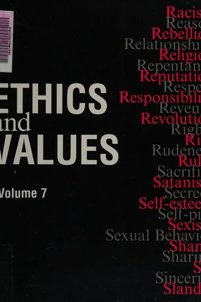 Capa de Ethics and values