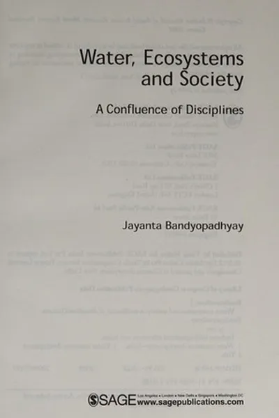 Capa de Water, ecosystems, and society