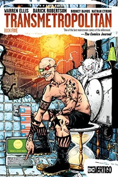 Capa de Transmetropolitan Book Five