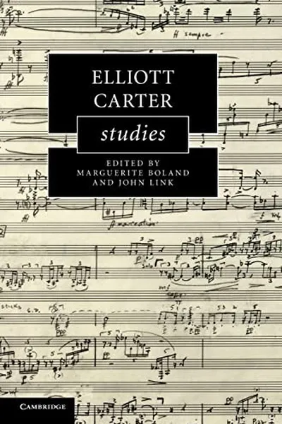 Capa de Elliott Carter studies