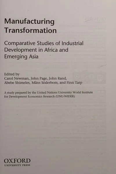 Capa de Manufacturing Transformation