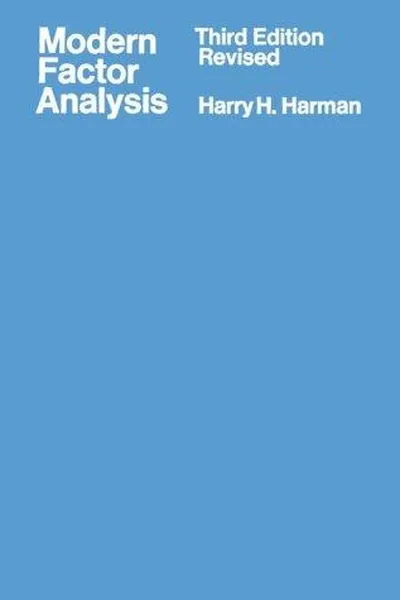 Capa de Modern factor analysis