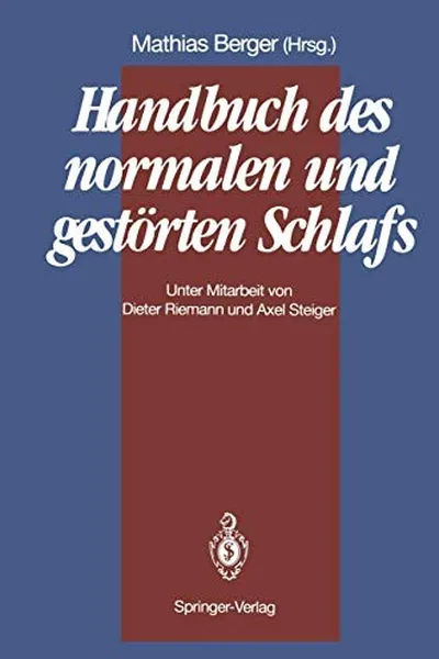 Capa de Handbuch des normalen und gestörten Schlafs