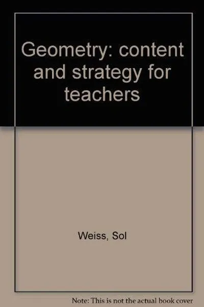 Capa de Geometry: content and strategy for teachers