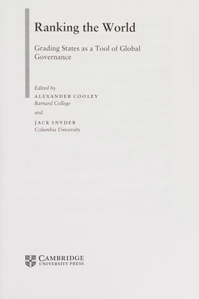 Capa de Ranking the World