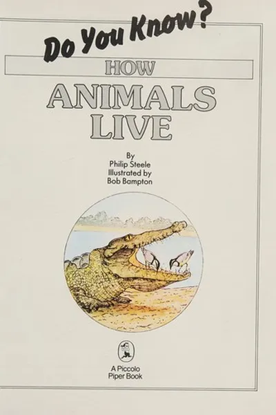 Capa de Do you know how animals live?