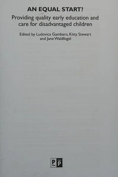 Cover of Equal Start?