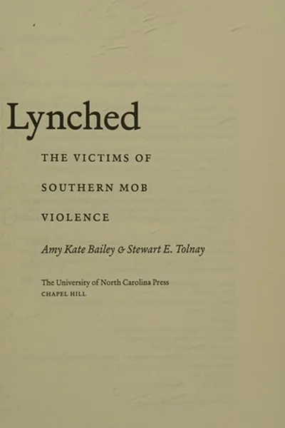 Capa de Lynched