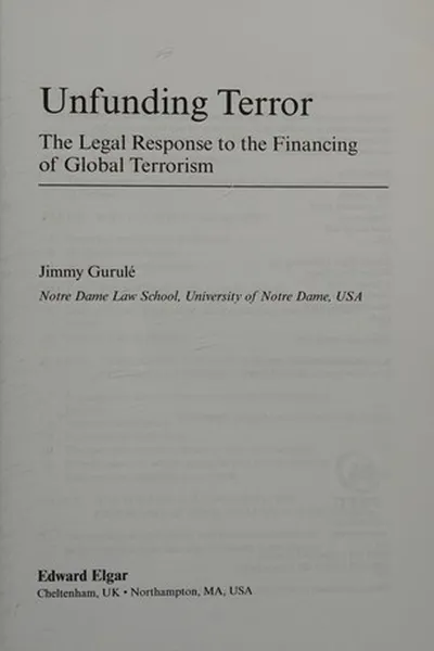 Capa de Unfunding terror
